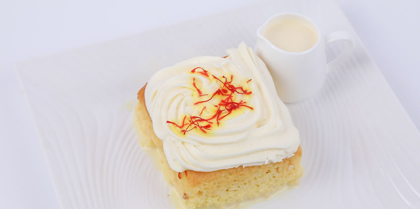 How to make saffron cake