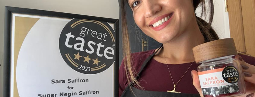 Sara Saffron achieves a 3-Star Great Taste award