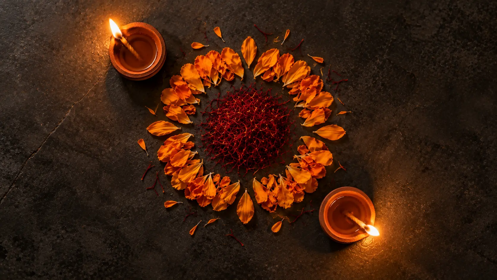 Hands exchanging a Diwali gift box